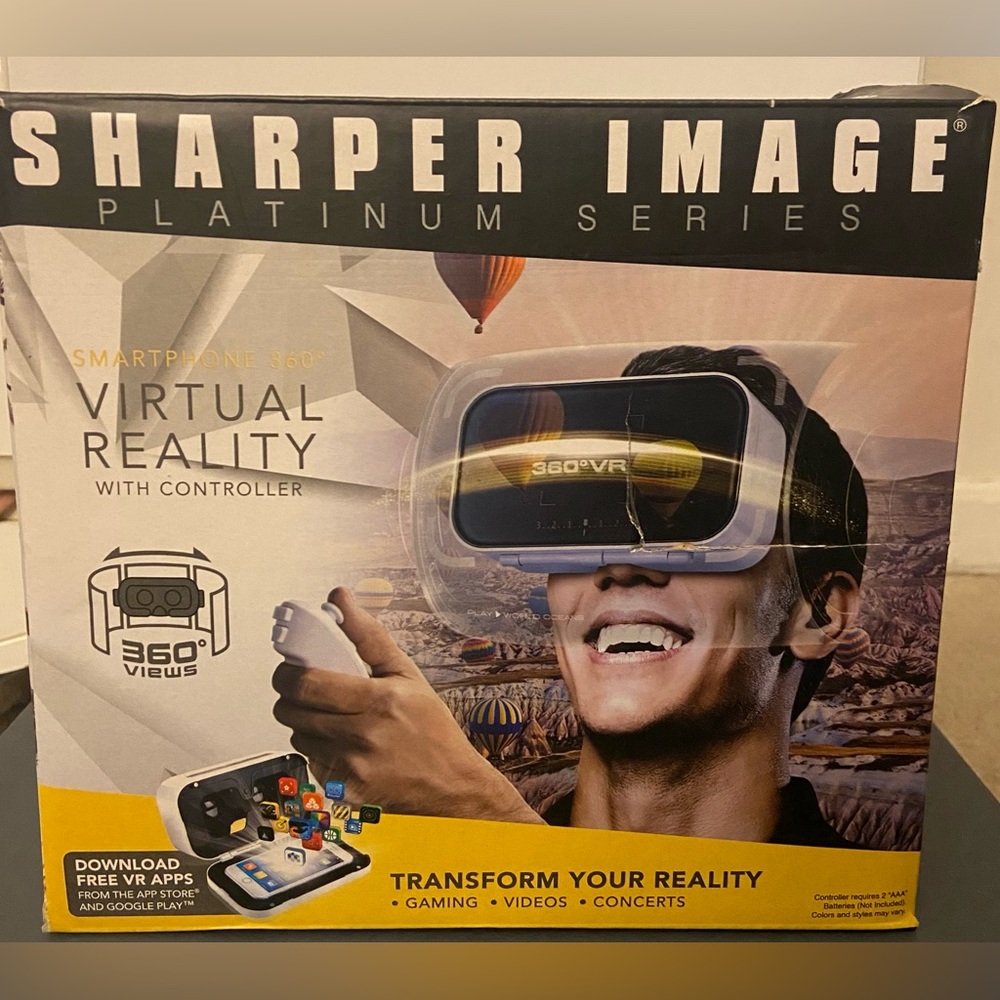 Sharper image virtual reality headset